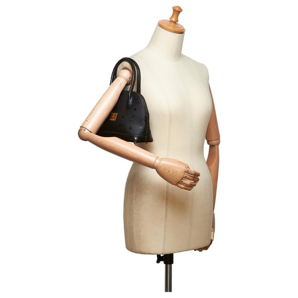 MCM Visetos Mini Black Bag - Picture 3 of 15